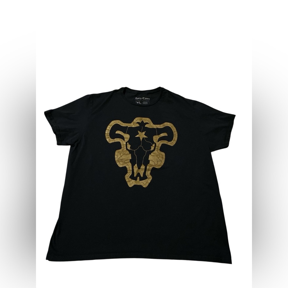 Black Cover Black Bulls Graphic Tshirt
